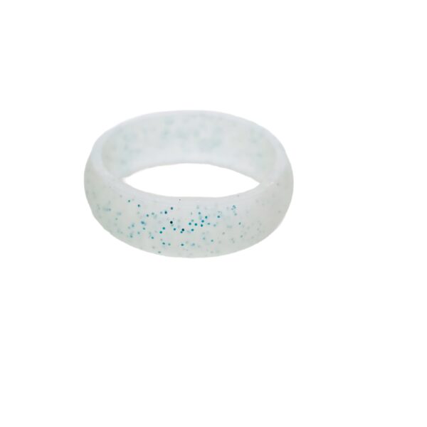 Kowy® Loops: Clear Turquoise Glitter GLOW