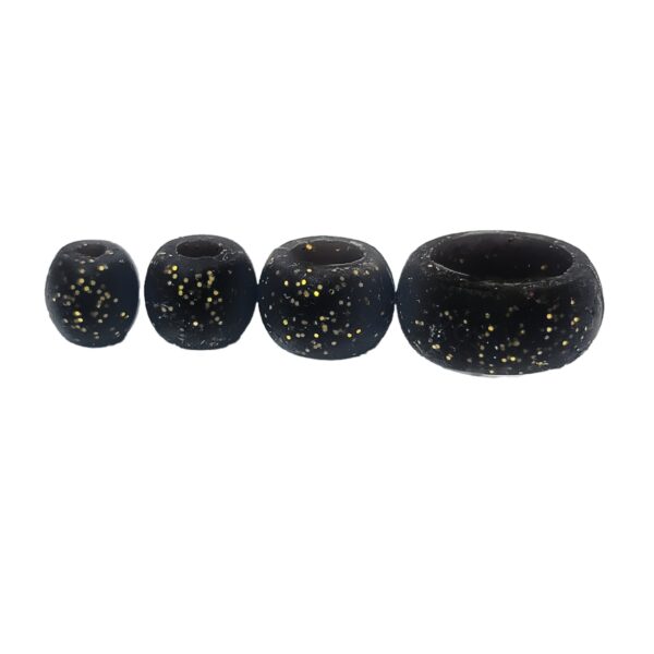 Kowy® Elos: Black Gold Glitter